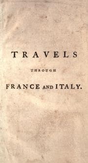Obálka knihy Travels through France and Italy
