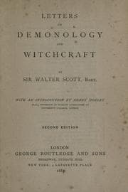 Obálka knihy Letters on demonology and witchcraft