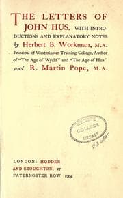 Obálka knihy The letters of John Hus