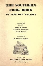 Obálka knihy The Southern cook book of fine old recipes