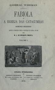 Obálka knihy Fabiola; or, The Church of the catacombs