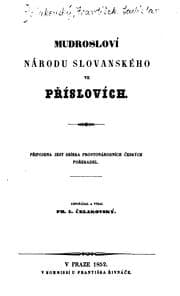 Obálka knihy Mudrosloví národu slovanského ve příslovích