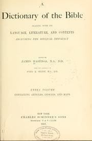 Obálka knihy Dictionary of the Bible