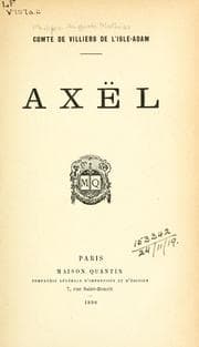 Obálka knihy Axël