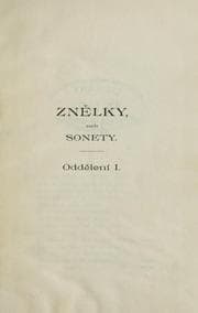 Obálka knihy Jána Kollára prvá sbierka básnická z roku 1821
