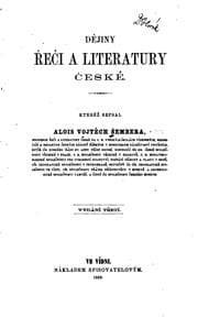 Obálka knihy Dějiny řeči a literatury české