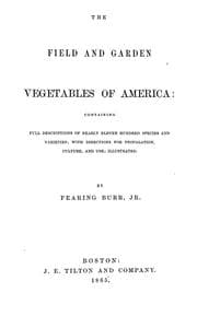 Obálka knihy The field and garden vegetables of America