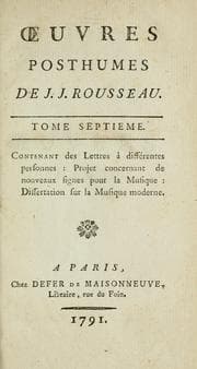 Obálka knihy Oeuvres de J.J. Rousseau