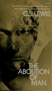 Obálka knihy The Abolition of Man