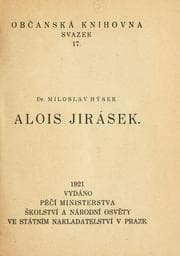 Obálka knihy Alois Jirásek