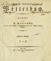 Obálka knihy Deutsch-böhmisches Wörterbuch