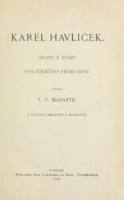 Obálka knihy Karel Havlíček
