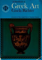 Obálka knihy A handbook of Greek art