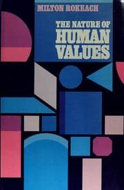 Obálka knihy The Nature Of Human Values