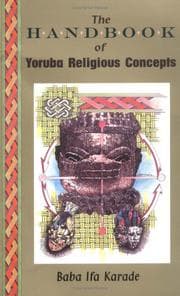 Obálka knihy The handbook of Yoruba religious concepts