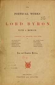 Obálka knihy The poetical works of Lord Byron