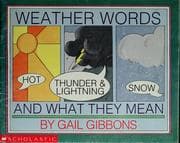 Obálka knihy Weather words and what they mean