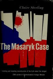 Obálka knihy The Masaryk case