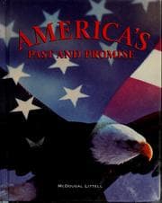 Obálka knihy America's past and promise