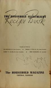 Obálka knihy The household searchlight recipe book