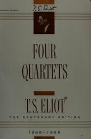 Obálka knihy Four quartets