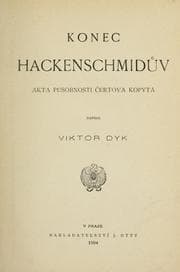 Obálka knihy Konec Hackenschmidův