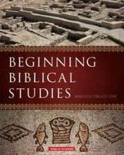 Obálka knihy Beginning biblical studies