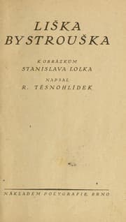 Obálka knihy Liška Bystrouška