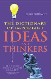 Obálka knihy The Dictionary of Important Ideas and Thinkers