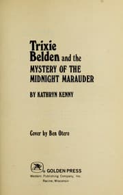 Obálka knihy Trixie Belden and the Mystery of the Midnight Marauder