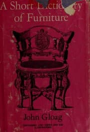 Obálka knihy A short dictionary of furniture