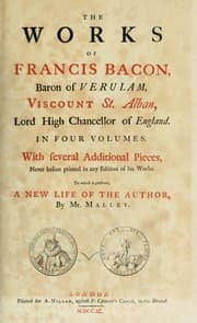 Obálka knihy The works of Francis Bacon