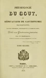 Obálka knihy Physiologie du goût