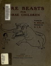 Obálka knihy The bad child's book of beasts