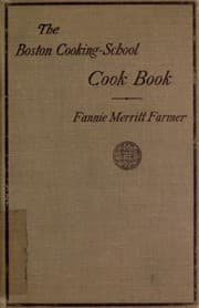 Obálka knihy Boston Cooking-School cook book