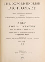 Obálka knihy The Oxford English Dictionary