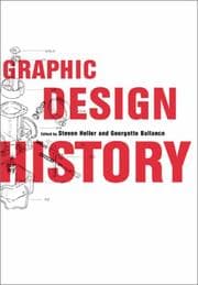 Obálka knihy Graphic design history