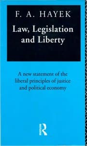 Obálka knihy Law, legislation and liberty