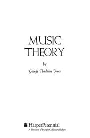 Obálka knihy Music theory