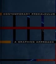 Obálka knihy Contemporary Precalculus