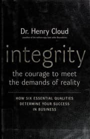 Obálka knihy Integrity