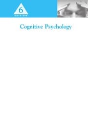 Obálka knihy Cognitive psychology