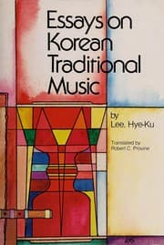Obálka knihy Essays on Korean traditional music