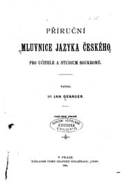 Obálka knihy Příruční mluvnice jazyka českého pro učitele a studium soukromé