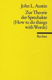 Obálka knihy How to do things with words