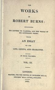 Obálka knihy The works of Robert Burns