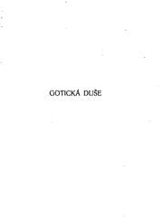 Obálka knihy Gotická duše: román Jiřího Karáska ze Lvovic