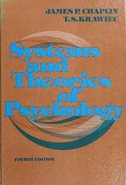 Obálka knihy Systems and theories of psychology